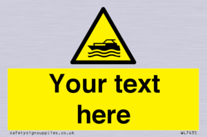 Custom Warning motorised watercraft