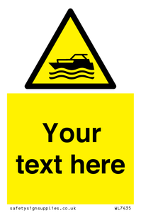 Custom Warning motorised watercraft