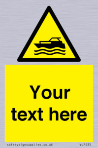 Custom Warning motorised watercraft