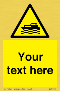 Custom Warning motorised watercraft