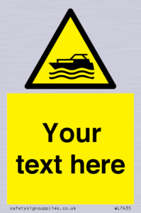 Custom Warning motorised watercraft