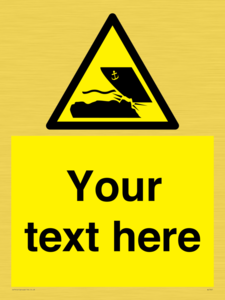 Custom Warning submerged objects in watercraft areas