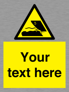 Custom Warning submerged objects in watercraft areas