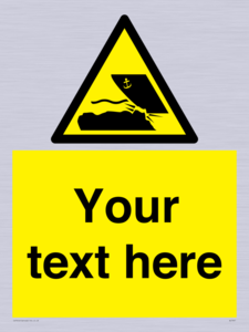 Custom Warning submerged objects in watercraft areas