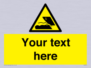 Custom Warning submerged objects in watercraft areas