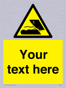 Custom Warning submerged objects in watercraft areas