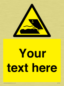 Custom Warning submerged objects in watercraft areas