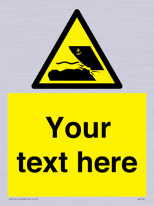 Custom Warning submerged objects in watercraft areas