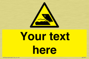 Custom Warning submerged objects in watercraft areas