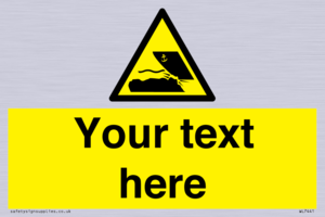 Custom Warning submerged objects in watercraft areas