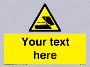 Custom Warning submerged objects in watercraft areas