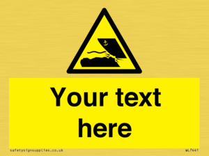 Custom Warning submerged objects in watercraft areas