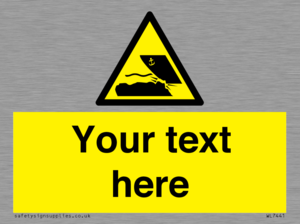 Custom Warning submerged objects in watercraft areas