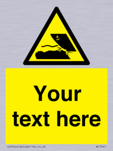 Custom Warning submerged objects in watercraft areas