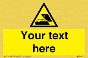 Custom Warning submerged objects in watercraft areas