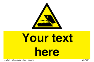 Custom Warning submerged objects in watercraft areas