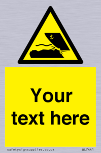 Custom Warning submerged objects in watercraft areas