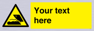Custom Warning submerged objects in watercraft areas
