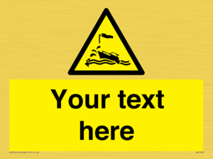 Custom Warning wind over tide conditions