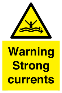 Warning Strong currents
