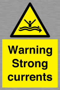 Warning Strong currents
