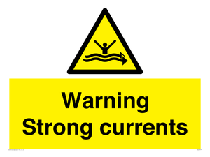 Warning Strong currents
