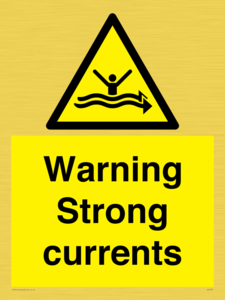 Warning Strong currents