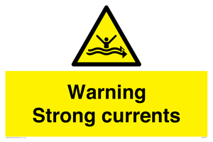Warning Strong currents