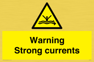 Warning Strong currents