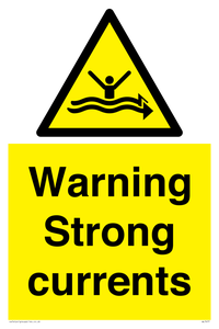 Warning Strong currents