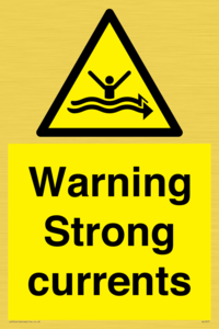 Warning Strong currents