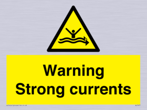 Warning Strong currents