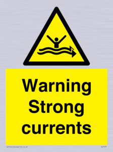 Warning Strong currents