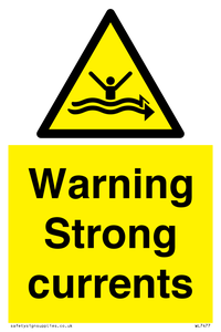 Warning Strong currents