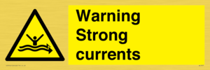Warning Strong currents