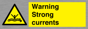 Warning Strong currents