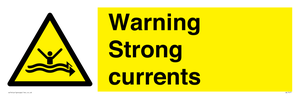 Warning Strong currents