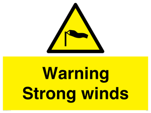 Warning Strong winds