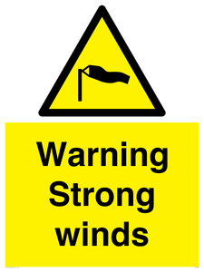 Warning Strong winds