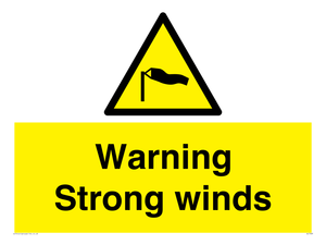 Warning Strong winds