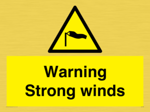 Warning Strong winds