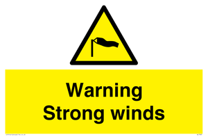 Warning Strong winds