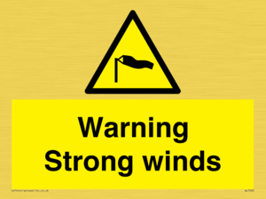 Warning Strong winds