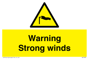Warning Strong winds