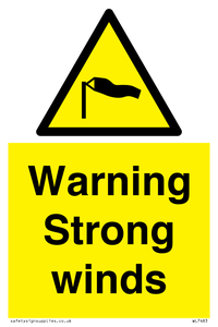 Warning Strong winds