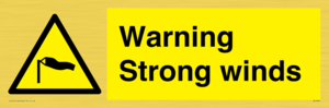 Warning Strong winds