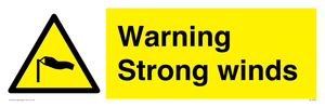 Warning Strong winds