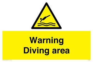 Warning Diving area