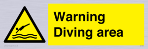 Warning Diving area