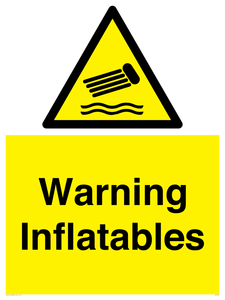 Warning Inflatables